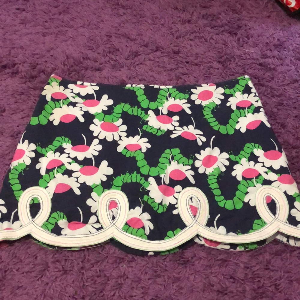 Lilly Pulitzer scallop skirt